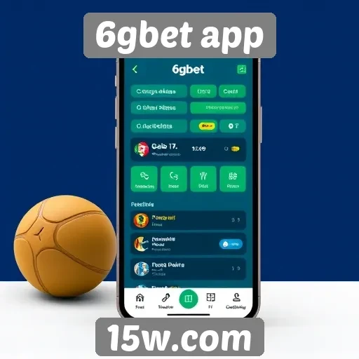 Acessibilidade e interface do 6gbet app