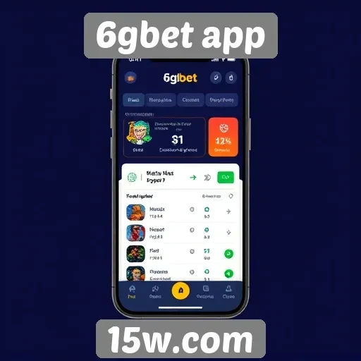 Análise da interface do usuário do 6gbet app